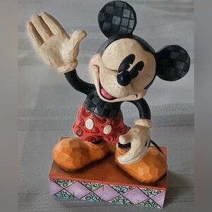 Jim Shore Enesco "Your Pal Mickey" Figurine Walt Disney Showcase Coll So Cute!